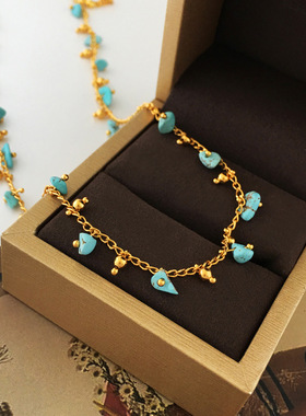 个性小众不规则天然石项链时尚简约夏季新款颈链设计感锁骨链2749