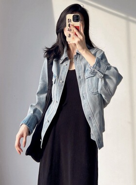 Retro Niche Denim Jacket Women's Loose Korean Style Women's
