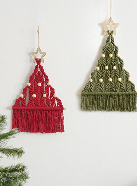 Christmas Decoration Hand Woven Tapestry Christmas ree Penda