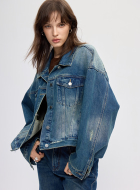 Ji Also Polished White Nostalgic Loose Women's 2026 High Wai