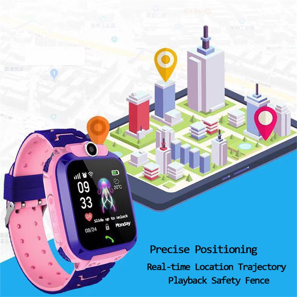 Q12 Children's Smart Watch SOS Phone Watch Smartwatch For Ki-图3