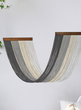 Wooden Tassel Tapestry Hand-woven Gradient Homestay Bedroom