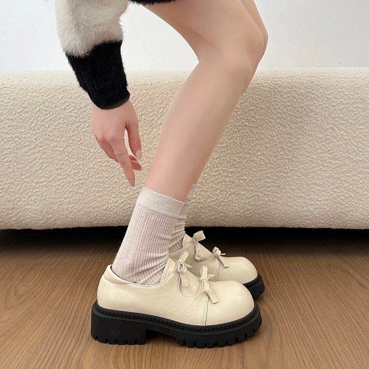 2026冬季新款橡胶2026年春季圆头深口一脚蹬中跟(3-5,淘宝优惠券,粉丝福利购,淘宝优惠卷