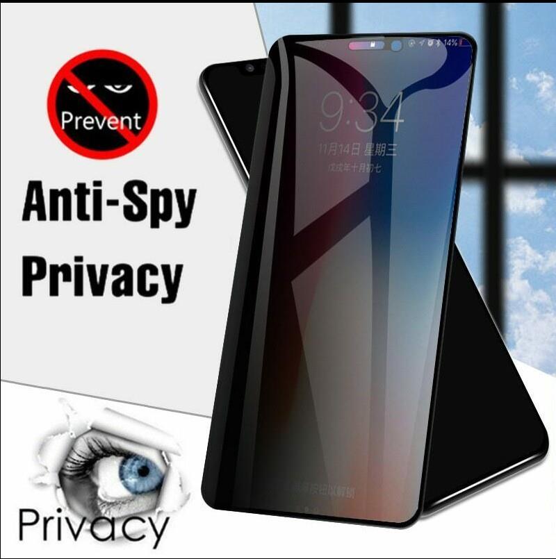 适用于Antispy Protector iPhone15 Pro Max Privacy Screen Glass苹果14PLUS防窥钢化膜11 12 13 XS XR模SE3 - 图2