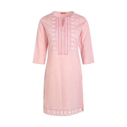 Top im Ethno-Stil aus indischer importierter reiner Baumwolle