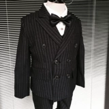 Демисезонный детский пиджак классического кроя, жилет, платье, комплект, костюм мальчика цветочника, манекен головы, куртка