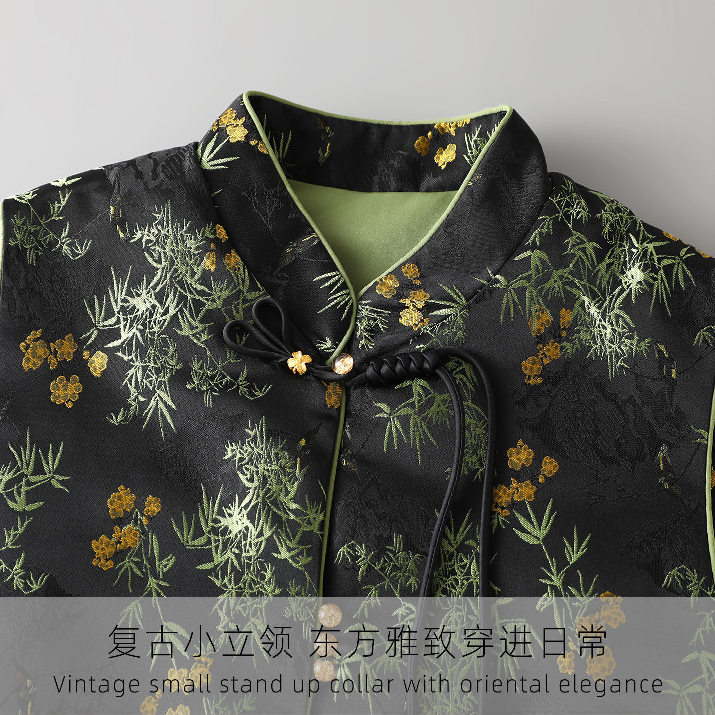 新中式100%桑蚕丝填充保暖马甲 复古国风盘扣古典优雅真丝女背心,淘宝优惠券,粉丝福利购,淘宝优惠卷