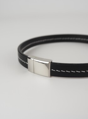 磁扣小choker项圈定制女 手环两用款 情调puppy真皮朋克手工皮具