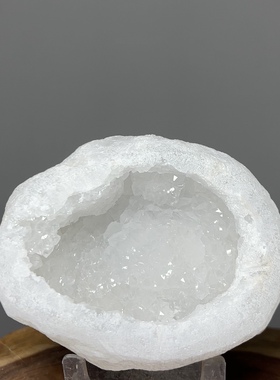 水晶消磁石天然白水晶原石晶洞消磁碗白水晶簇消磁水晶聚宝盆摆件