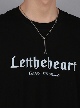 小蛮腰吊坠圆环拼接项链