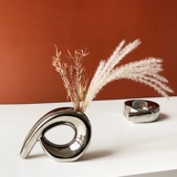 Домашняя гальваническая ваза Nordic Ins Simple Retro Silver Ceramic