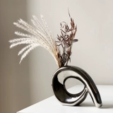 Домашняя гальваническая ваза Nordic Ins Simple Retro Silver Ceramic