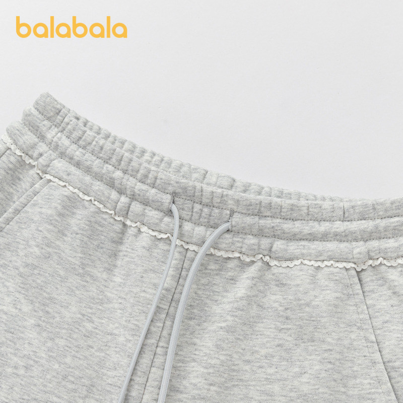 【balaOne】巴拉巴拉童装儿童裤子女童2026春新款长裤宽松直筒裤,淘宝优惠券,粉丝福利购,淘宝优惠卷