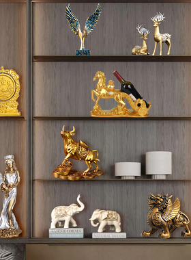 酒柜装饰客厅摆件经典组合摆件