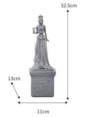 家居装饰品欧美式复古雅典娜女神