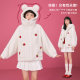 Leding cute fur coat 2022 winter plush plus velvet thickened small top