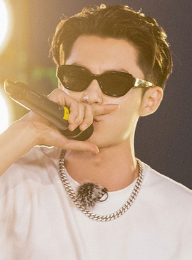 王安宇同款猫眼墨镜女高级感ins2023欧美风摆拍凹造型潮太阳眼镜