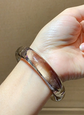 金发晶手镯钛晶一物一图