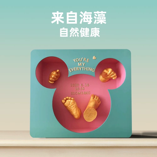 Хваталка для новорожденных для младенца, модель рук, детская фигурка, отпечатки рук и ног, чернильная подушечка, сувенир