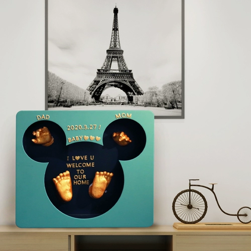 Хваталка для новорожденных для младенца, модель рук, детская фигурка, отпечатки рук и ног, чернильная подушечка, сувенир