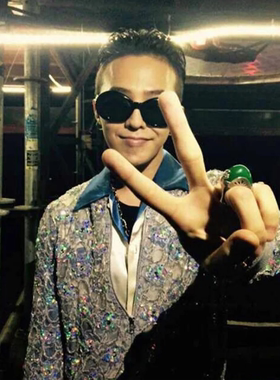 圆脸个性风原宿太阳镜权志龙同款