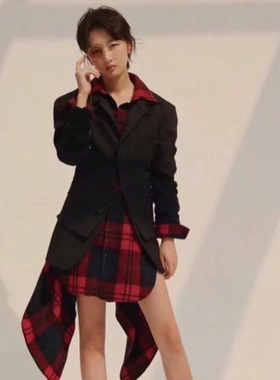 单边凹造型太阳眼镜圆形