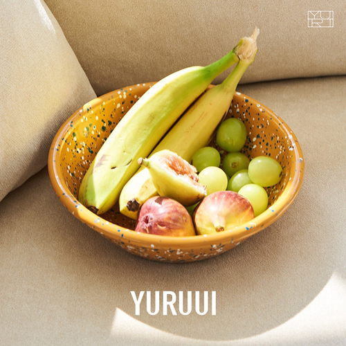 [YURUUI设计师]韩国EDING搪瓷泼墨水果盆水果碗料理盆 - 图0