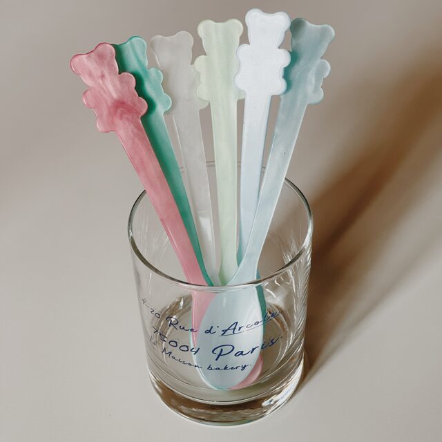 Designer German high-quality colorful acrylic spoon