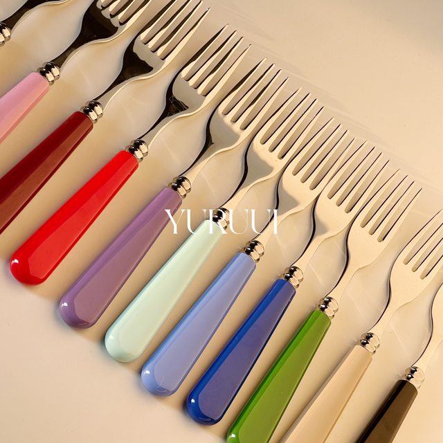 French Capdeco stainless steel tableware three-piece set