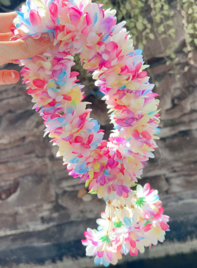 泰国手工串制佛牌泰剧同款车载挂饰茉莉鸡蛋摆设花环供台布艺礼物