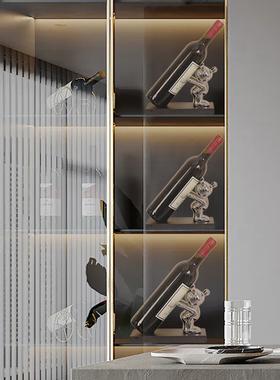 宏赫景德镇暴力熊轻奢电视机摆件