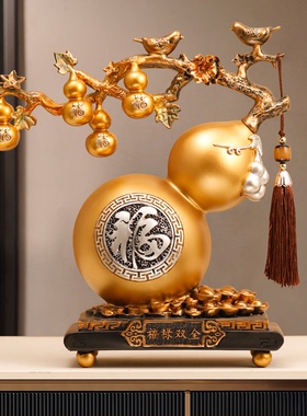 新中式创意葫芦摆件乔迁礼物