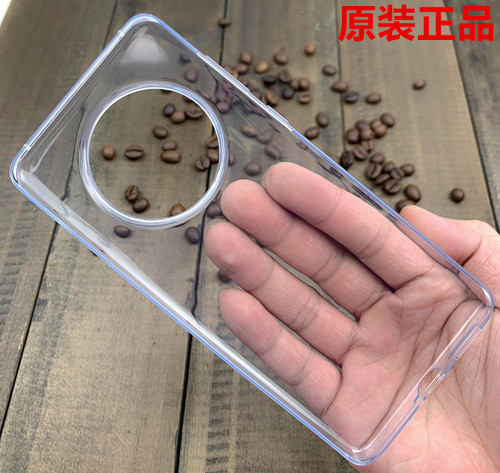 适用于华为mate50pro原装手机壳正品原厂保护套透明硅胶防摔全包软壳外壳后壳清水套男女款商务简约个性薄 - 图3