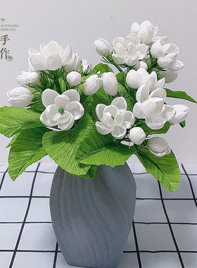 茉莉花仿真花束高档假花摆设
