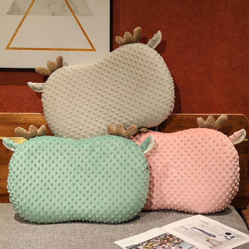 卡通猫肚皮枕单人家用枕头护颈椎学生宿舍记忆棉枕枕芯枕套可拆洗 - 图2