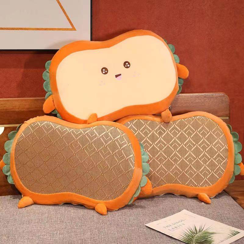 卡通猫肚皮枕单人家用枕头护颈椎学生宿舍记忆棉枕枕芯枕套可拆洗 - 图3