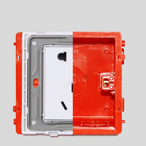 正泰（CHNT）暗盒底盒高强度接线盒开关插座暗盒86型多彩暗盒