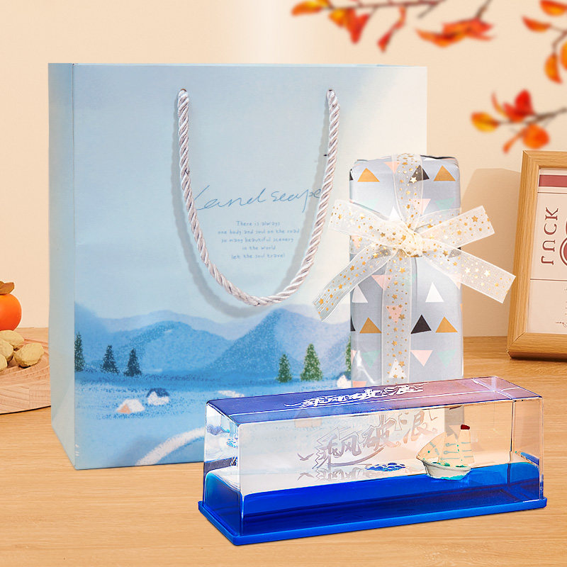 新年礼物儿童送女生男生小船摆件男孩女孩春节高级小众伴手礼过年