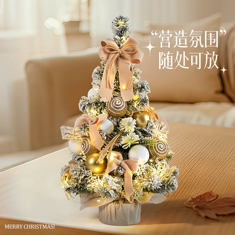 圣诞树桌面摆件迷你小型2025年新款礼物圣诞节装饰品氛围布置创意 - 图3