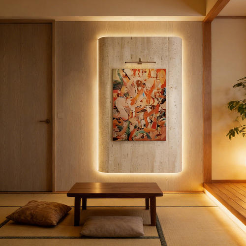 现代简约客厅挂画法式复古线条抽象艺术小众卧室走廊玄关壁挂画 - 图1