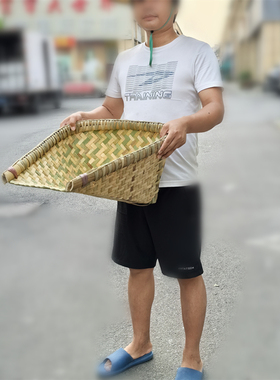 酿酒粮食筐手工竹编撮箕