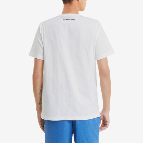 Puma/彪马正品新款男子透气印花圆领休闲短袖T恤599721-08 - 图0
