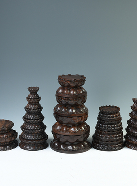 木雕供奉圆形菩萨观音佛像底座