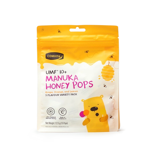 Новая Зеландия импортированная Comvita UMF10+Manuka Honey Children's Lollipop VC Lemon