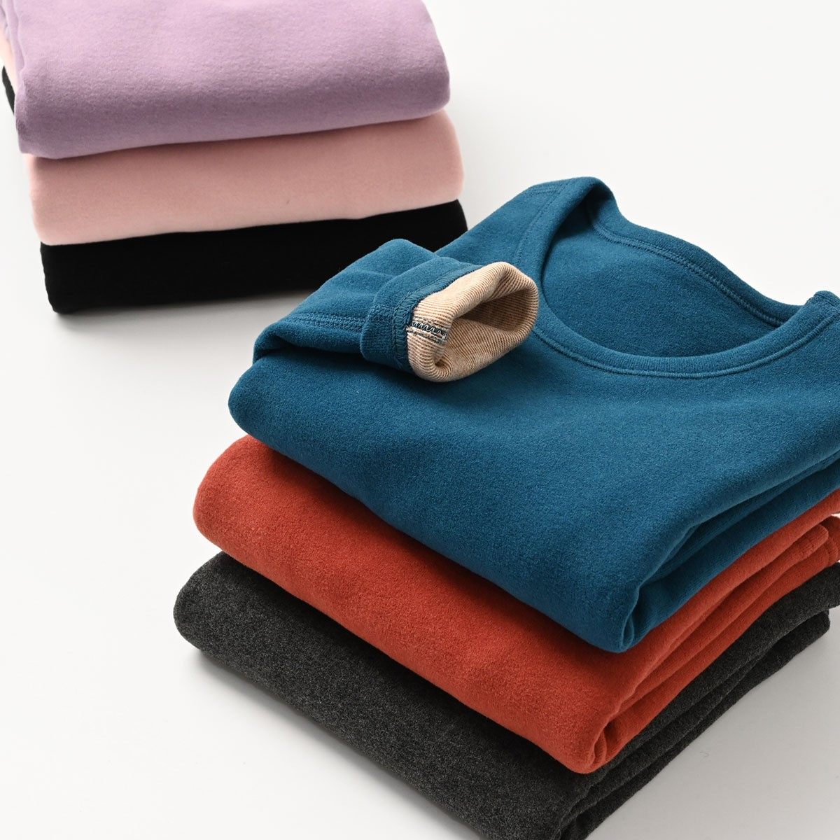 清库 软 儿童双层柔棉长袖T恤 男童女童保暖上衣中大童磨毛秋冬款,淘宝优惠券,粉丝福利购,淘宝优惠卷