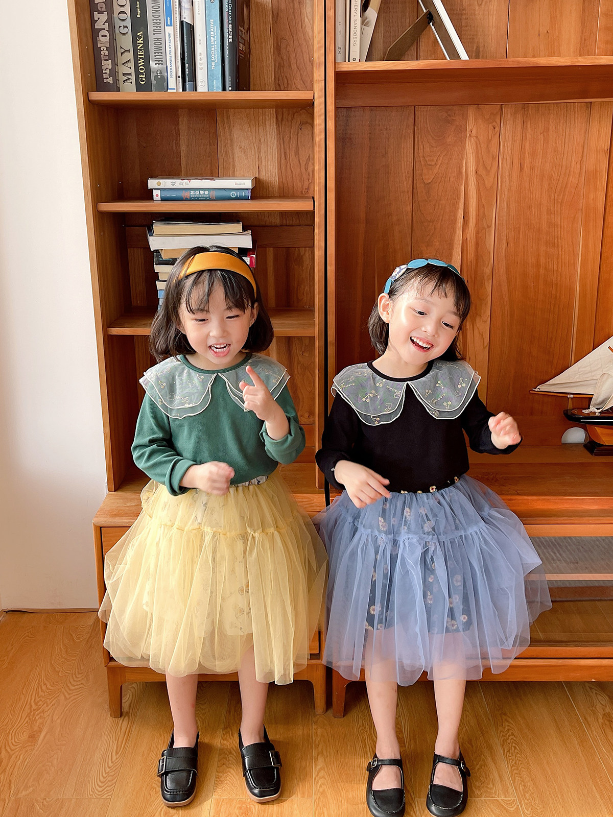 网纱娃娃领 儿童纯棉打底衫 女童长袖罗纹修身T恤 中童春秋款童装,淘宝优惠券,粉丝福利购,淘宝优惠卷