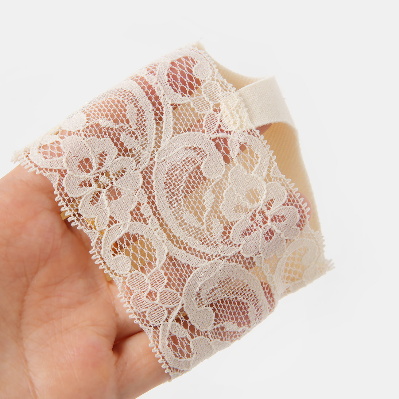 Half palm invisible socks women's lace sole socks