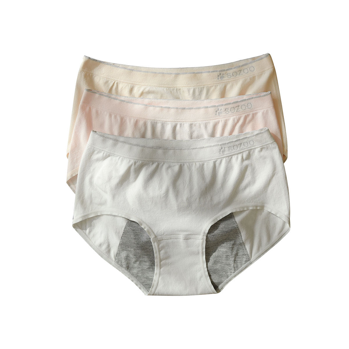 三条装  少女生理内裤 学生经期防侧漏三角底裤 中腰 四季可穿K,淘宝优惠券,粉丝福利购,淘宝优惠卷