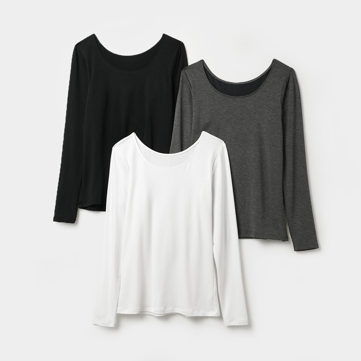 单件拍 女士发热丝U领打底衫 秋衣秋裤打底裤 紧身裤内衣 秋冬,淘宝优惠券,粉丝福利购,淘宝优惠卷