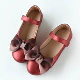 Мягкая QQ Princess Shoes Girls Soft Bottom Bean обувь детская туфли обувь